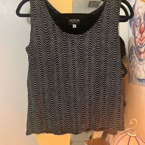 Vintage 90s Onyx Nite Trippy Glitter Top